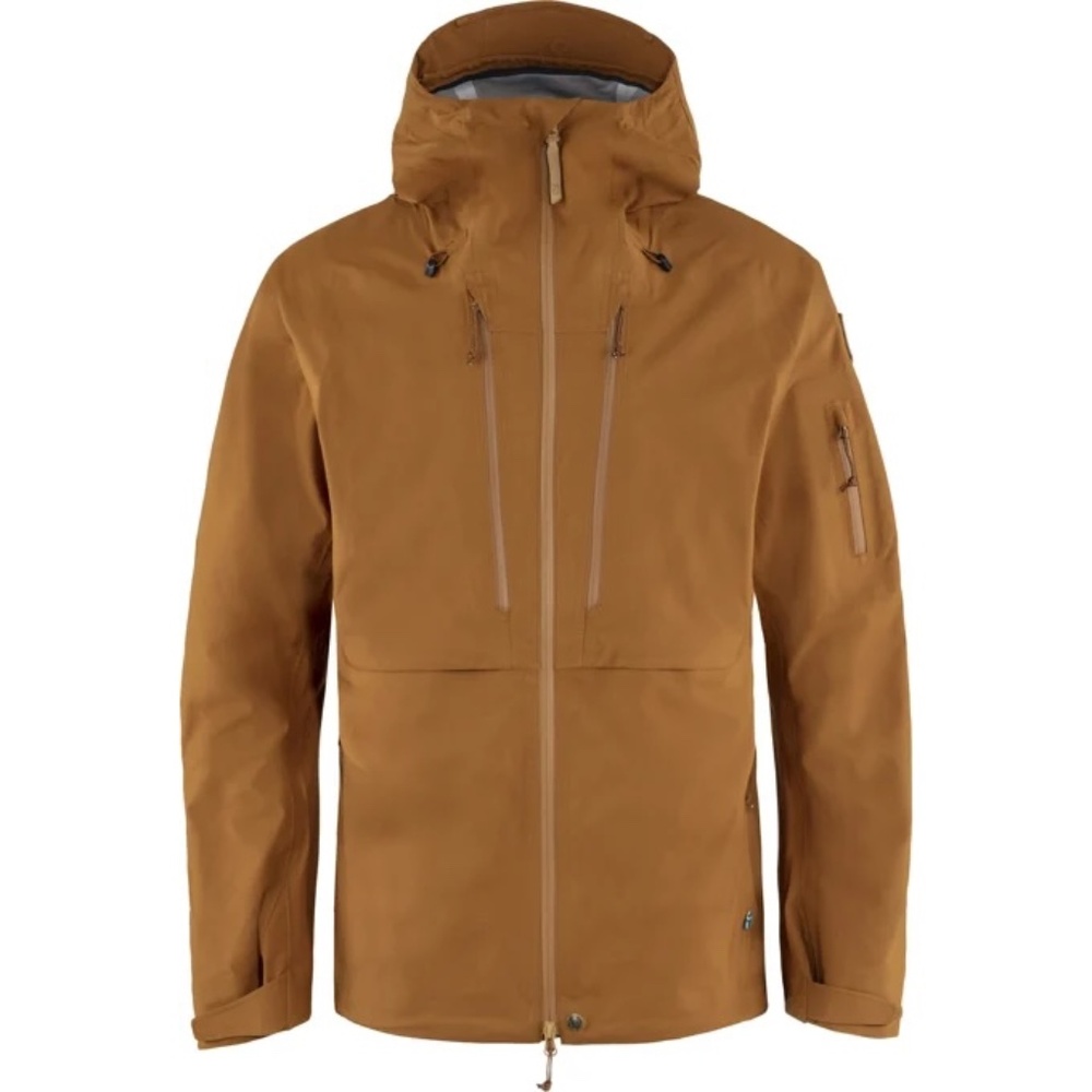 FjallRaven Keb Eco Shell Jacket Chestnut Mens Size Small Trekking/Hiking/Outdoor - Picture 10 of 11